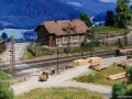 Hochschwarzwald 17 - Level crossing at Neustadt when entering from the west