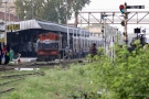Train to Patalpani 005 - Mhow station viewed from the level crossing