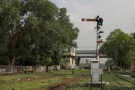 Train to Patalpani 009 - Semaphore signals still survive at Mhow
