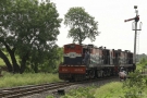 Train to Patalpani 035 - A loco reverses with a banker onto a Kalakund bound train at Patalpani