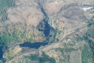 Train to Patalpani 039 - An aerial close-up of the Falls. Patalpani station is just out of sight to the right while the catch siding is visible
