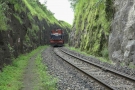 Train to Patalpani 052 - Banker in a cutting between Tunnel No.2 and Ravine Viaduct No.2
