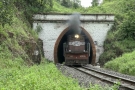 Train to Patalpani 064 - Ex-Akola train 52988 emerges from tunnel no.3