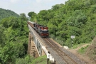 Train to Patalpani 077 - Train 52975 with banker in tow on Ravine Viaduct No.1