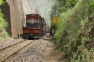 Train to Patalpani 078 - Train 52988 labours uphill to Patalpani just before Ravine Viaduct No.1