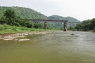 Train to Patalpani 081 - Train 52975 ex-Mhow on the Choral River Bridge No.1