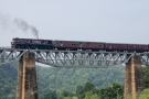 Train to Patalpani 086 - A banker pushes hard against the gradient on  the Choral Bridge