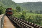 Train to Patalpani 090 - Train 52988 crosses Choral Bridge No.2