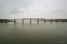 Train to Patalpani 119 - Train 52988 to Mhow on Omkareshwar Bridge on a rainy day