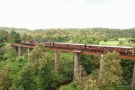 Train to Patalpani 139 - Akola bound train 52973 traverses the Dhulghat spiral viaduct