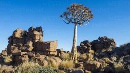 Unusual rock formations, Giants Playground, Keetmanshoop, Namibia, Africa